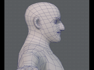 base mesh man character v10 3D मॉडल