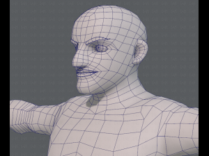 base mesh man character v10 3D मॉडल