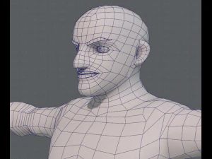 base mesh man character v10 3D Model