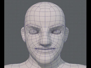 base mesh man character v10 3D Model
