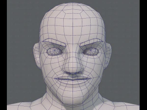 base mesh man character v10 3D Model