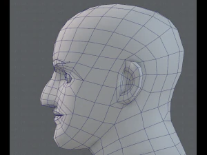 base mesh man character v10 3D Model