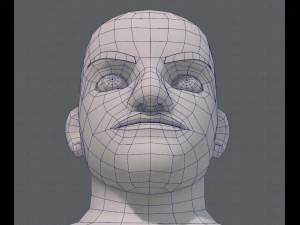 base mesh man character v10 3D Model