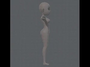 base mesh woman 10 3D Model