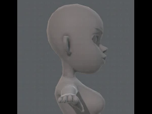 base mesh woman 10 3D Model