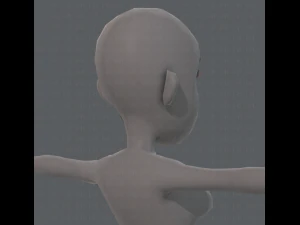 base mesh woman 10 3D Model