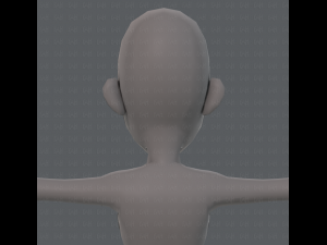 base mesh woman 10 3D Model