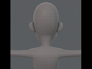 base mesh woman 10 3D Model