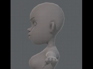 base mesh woman 10 3D Model