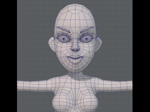 base mesh woman 10 3D Model