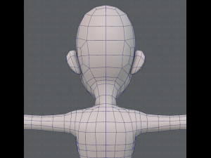 base mesh woman 10 3D Model