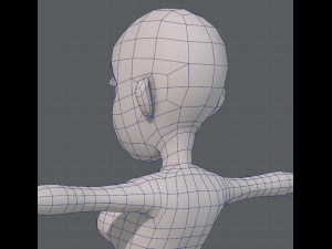 base mesh woman 10 3D Model