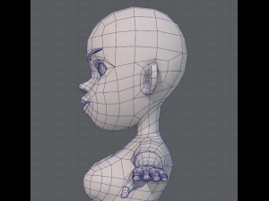 base mesh woman 10 3D Model
