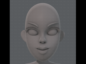 base mesh woman 10 3D Model