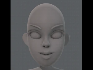 base mesh woman 10 3D Model