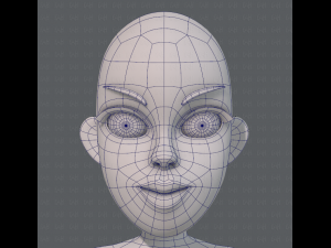 base mesh woman 10 3D Model