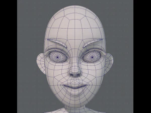 base mesh woman 10 3D Model