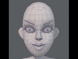 base mesh woman 10 3D Model