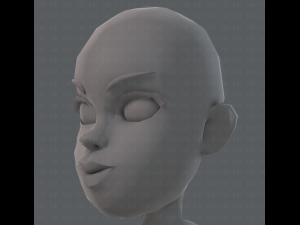 base mesh woman 10 3D Model