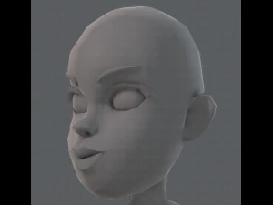 base mesh woman 10 3D Model