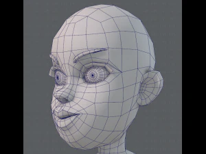 base mesh woman 10 3D Model