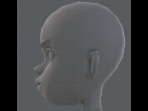 base mesh woman 10 3D Model