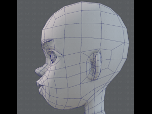 base mesh woman 10 3D Model