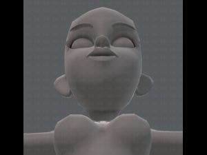 base mesh woman 10 3D Model