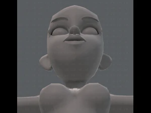 base mesh woman 10 3D Model