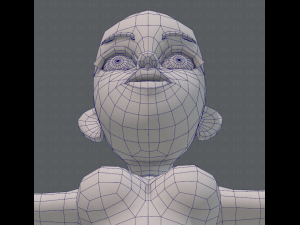base mesh woman 10 3D Model