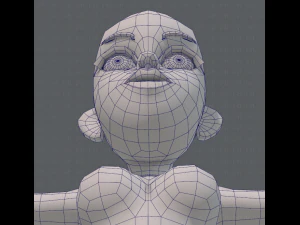 base mesh woman 10 3D Model