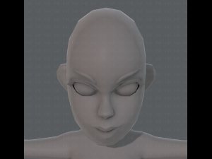 base mesh woman 10 3D Model