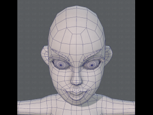 base mesh woman 10 3D Model