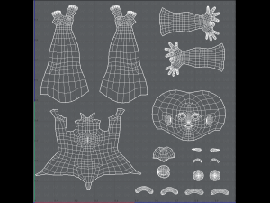 base mesh woman 10 3D Model