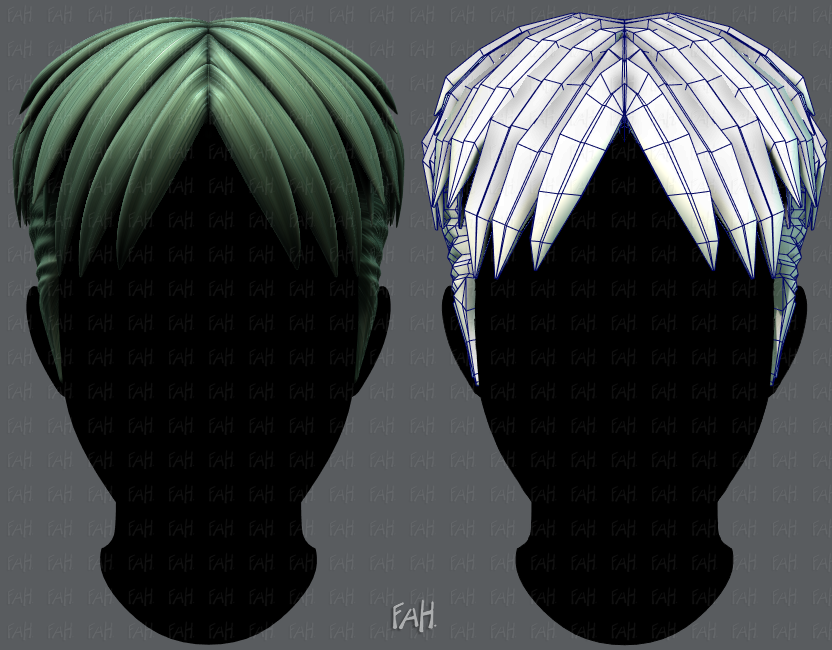 Hair 3D Models download - Free3D