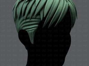 3d hair style for man v08 3D मॉडल