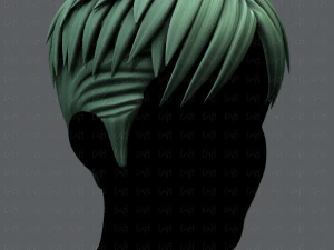 3d hair style for man v08 3D Model