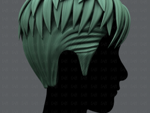 3d hair style for man v08 3D मॉडल