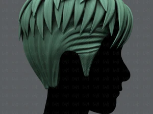 3d hair style for man v08 3D Model