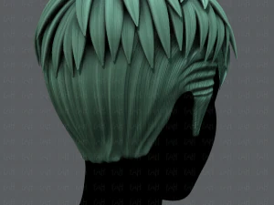 3d hair style for man v08 3D Model