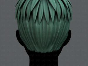 3d hair style for man v08 3D Model