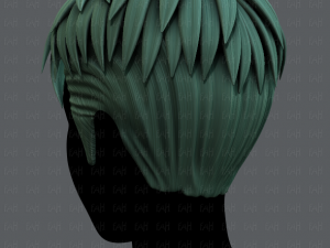 3d hair style for man v08 3D मॉडल