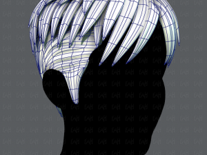 3d hair style for man v08 3D मॉडल