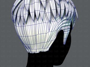 3d hair style for man v08 3D मॉडल