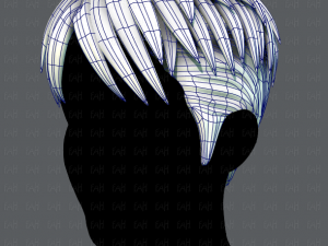3d hair style for man v08 3D मॉडल