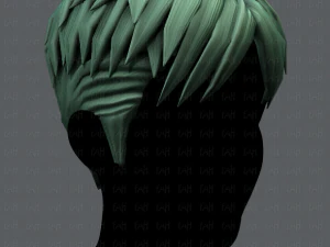 3d hair style for man v08 3D Model