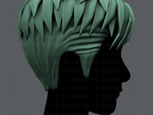 3d hair style for man v08 3D मॉडल