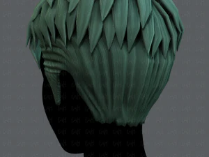 3d hair style for man v08 3D Model