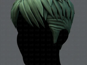 3d hair style for man v08 3D Model