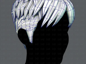 3d hair style for man v08 3D Model